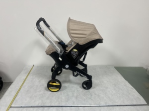 Poussette 3-en-1 avec <span class=keywords><strong>nacelle</strong></span> pliable, options d'inclinaison et de position assise, 0-3 ans, légère, respectueuse de la colonne vertébrale, en alliage d'aluminium - Product Image 1