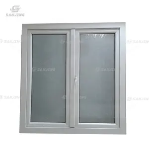 high quality cheap upvc pvc latest superior electric shutter window casement window