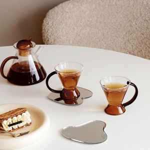 Personalizzabile creativo in acrilico sottobicchiere trasparente per tazza vassoio portaoggetti fotografia Gadget tavola decorativo tovaglietta - Product Image 4