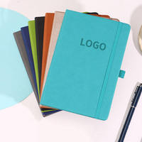 Carnet de notes A5 A6 personnalisé imprimé en cuir PU Journal portable cadeaux promotionnels d'affaires avec logo