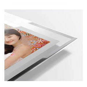 Wholesale Factory Modern Table Photo <b>Frame</b> A4 Creative Transparent Crystal Glass Photo Picture <b>Frame</b> - Product Image 2