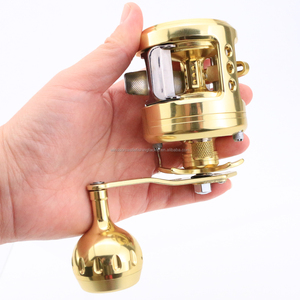 Moulinet de pêche Baitcasting en métal, <span class=keywords><strong>grande</strong></span> taille, 9BB, 5.1:1, pour pêche à la traîne, en eau salée, dans l'océan, à la plage - Product Image 3