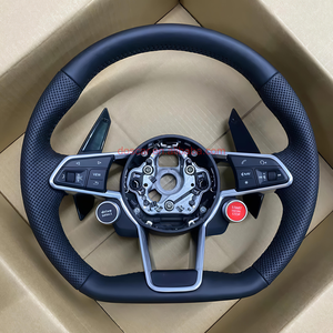 Volant d'affichage LED en fibre de carbone pour <span class=keywords><strong>Audi</strong></span> A4 A5 S4 S3 S5 RS4 RS5 B9 2017 2018 2019 2020 2021 2022 <span class=keywords><strong>2023</strong></span> - Product Image 6