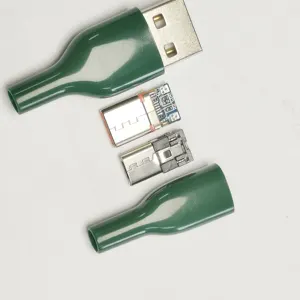 ベストセラー2023アマゾン花瓶シェルハウジングabs素材プラスチックカバー用diy usb cマイクロusbアンドロイドまたはタイプcコンバーター