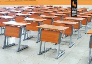 Double School Furniture Price Of Student Chair Metal Student Chair Double Student Desk And Chair Set