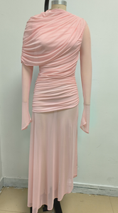 LS2697 moda düzensiz kesme kızlar doğum günü kıyafeti prenses uzun kollu kadınlar akşam elbise kokteyl balo elbise - Product Image 3