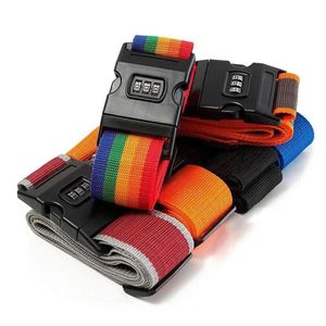 Adjustable Buckle Suitcase Belt Heavy Duty Travel Luggage Strap with Password Lock Safe for Travel Protection - Product Image 3