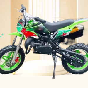 Prix d'usine 50cc Kids Essence Motorcycle Off-Road à vendre Fabriqué en plastique Freins à disque Transmission par chaîne 40-60 km/h Vitesse maximale - Product Image 3