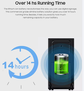 عرض خاص 55 بوصة 65 بوصة 75 بوصة <span class=keywords><strong>LCD</strong></span> شاشة كبيرة في الهواء الطلق IP66 للماء 4K المحمول المحمول في الهواء الطلق شاشة <span class=keywords><strong>Lcd</strong></span> الإعلان كشك - Product Image 2