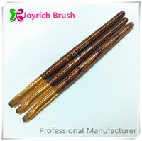 Vente directe d'usine, pinceau à ongles en bois rouge résistant à l'acétone Joyrich, pinceau à gel pour vernis à ongles UV avec poils en nylon