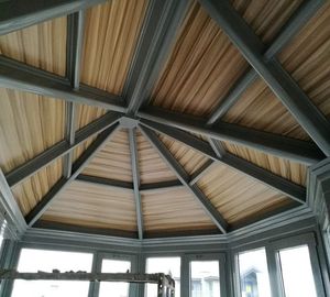 Conservatoire victorien pignon incurvé personnalisé cadre en aluminium 8x8 patio véranda aux <span class=keywords><strong>prix</strong></span> français - Product Image 3