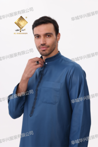 AL HARAMAIN-Abaya longue en polyester grande taille pour hommes, vente en gros de vêtements islamiques musulmans traditionnels, robes du Moyen-Orient arabe Toga - Product Image 6