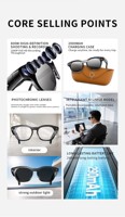 Nouvelles lunettes intelligentes CY03 Max avec IA, caméra HD 8MP, vidéo IA, traduction en temps réel, et étui de chargement pour voyages, pour hommes et femmes