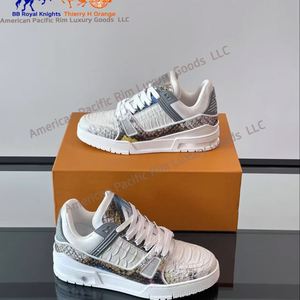 Zapatillas Deportivas con Estampado de Cocodrilo Coloridas, Zapatillas de Deporte de Lujo, Estilo Plano y Bajo, Zapatos Casuales para Caminar, Correr, Deporte - Product Image 2