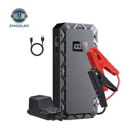Zhoolay 10000mAh LiFePO4 Démarreur de Voiture d'Urgence Grande Capacité 12V pour Véhicules Diesel et Essence