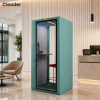 Studio de travail intérieur, mobilier préfabriqué, espace de travail portable et insonorisé, cabine téléphonique de bureau acoustique pour enregistrement