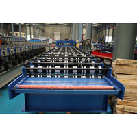 Machine automatique de formage à froid de panneaux de carrosserie de camion, largeur 1220 mm, épaisseur 0,3-0,8 mm, contrôle de longueur PLC, 5-15 m/min, marque ZKRFM, 380V