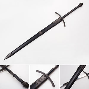 ลอร์ดออฟเดอะริงหมัด/Nazgul ภาพยนตร์ Prop ดาบสไตล์ยุโรปหนังไม้ตะวันตก Scabbard ฟรีกระดานแขวน - Product Image 3