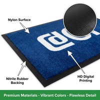 Tapetes de Entrada Resistentes, 100% Nailon, Impresos, Antideslizantes, para Alto Tráfico, Modernos, para Negocios