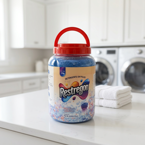 RESTREGON Lessive en Poudre Parfumée aux Notes Florales et de Linge Frais, Compatible Lave-Linge pour Vêtements, 15-30% d'Ingrédients - Product Image 2