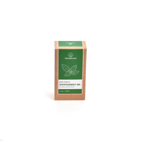 Boîte rectangulaire de papier kraft cosmétique d'huiles essentielles de 30ml avec logo personnalisé Boîtes de parfum Boîte d'emballage cosmétique de beauté