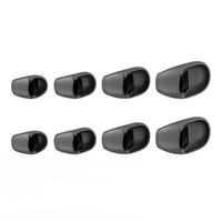 Hyper X earbud Cloud II Headset In-ear Gaming berkabel 3.5mm mikrofon bawaan Hitam
