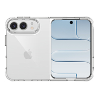 Casing HP Anti-Kuning Anti-Jatuh Transparan untuk Apple iPhone 18 Duo Ultra Fold, Pelindung Akrilik
