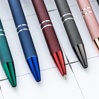 Op maat gemaakte, uitklapbare, meerkleurige capacitieve logo-gravure promotionele metalen aluminium balpen met 1,0 mm punt