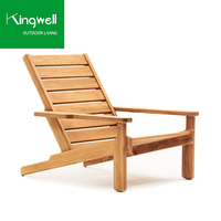Ensemble de meubles de patio extérieurs imperméables modernes Chaises longues Adirondack pour jardin et cour pour villas