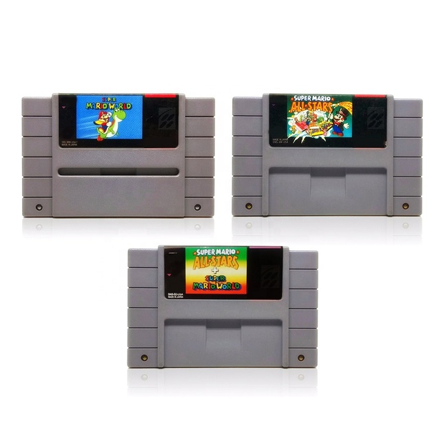 New Arrival for Super Nintendo Games Cartridge SNES Retro Classic Added Games