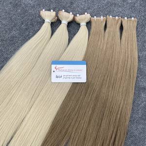 Prix de gros russe Invisible Extensions de cheveux vierge Remy Invisible Tape Extension de cheveux de haute qualité brut cheveux vietnamiens - Product Image 5