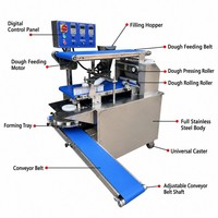 Nouvelle machine automatique de fabrication de pains vapeur, machine à pains roulés et à baozi, machines de production de produits céréaliers