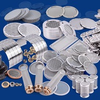 Filter Disc Kawat Sinter Baja Tahan Karat 5 Mikron OEM Kustom, Dapat Digunakan Kembali, untuk Filtrasi Udara dan Oli Tekanan Tinggi, Industri Kimia