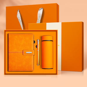 مجموعة هدايا دفتر ملاحظات قابلة للتخصيص مع قلم وزجاجة، هدية أعمال، كوب حراري، مجموعة هدايا دفتر ملاحظات فاخرة - Product Image 4