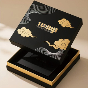 Caja <span class=keywords><strong>de</strong></span> Papel Biodegradable <span class=keywords><strong>de</strong></span> Lujo con Logotipo en Relieve e Impresión UV, Empaque Personalizado para Cosméticos <span class=keywords><strong>y</strong></span> Pañuelos <span class=keywords><strong>de</strong></span> Seda con Impresión Personalizada - Product Image 2