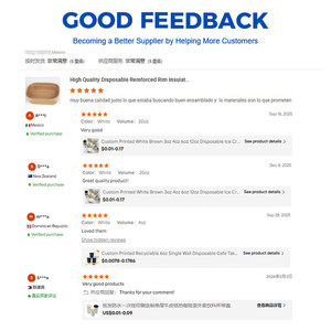 Gobelets en papier kraft biodégradable personnalisés avec logo imprimé, jetables, pour crème glacée et desserts, 3oz, 5oz, 8oz, 12oz, 16oz - Product Image 2