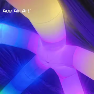 Carpa <span class=keywords><strong>de</strong></span> luz LED inflable personalizada <span class=keywords><strong>de</strong></span> 8m con control remoto para fiestas y discotecas, carpa <span class=keywords><strong>de</strong></span> araña inflable - Product Image 6