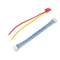 Harnes kawat XH2.54 kabel Terminal 2/3/4/5/6/10P merah, biru, hitam dan putih Dupont kepala tunggal pengikat kawat lapis grosir