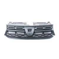 Nouveau OEM 623107554R 623108072R remplacement chromé de grille de pare-chocs avant de haute qualité pour Dacia Sandero MK2 Standard Facelift 2017