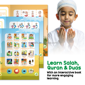 ELETREE Livre électronique <span class=keywords><strong>pour</strong></span> enfant, <span class=keywords><strong>français</strong></span> arabe islamique bilingue, livre sonore phonétique <span class=keywords><strong>français</strong></span> arabe, jouets éducatifs Coran - Product Image 3