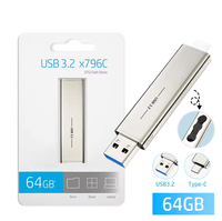 Original Mini Metal 1tb 8tb 16 Gb 32 Tb Super Cepat Transfer Data Kecepatan Tinggi USB 3.2 Thumb Drive
