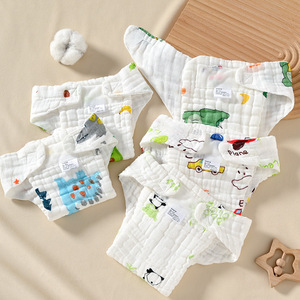 Pañales de Tela Jianmu, Pantalones de Gasa de Algodón para Bebés Recién Nacidos, Transpirables, Talla Única 6-11kg, Primavera 2025 - Product Image 3