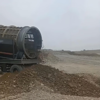 Nuevo Motor de Criba Rotatoria Sin Eje de Doble Capa Sentai para Separación de Arena/Suelo - Clasificación de Materiales en la Industria de la Construcción