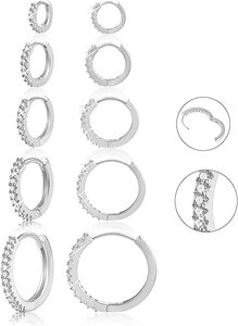 18K Gold Plated Brass Cartilage Cute Mini Thin <strong>Tragus</strong> <strong>Hoops</strong> Multiple Piercings Aretes <strong>Hoop</strong> Huggie Earrings Sets Trendy - Product Image 2