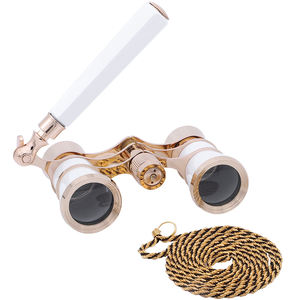 <span class=keywords><strong>Jumelles</strong></span> <span class=keywords><strong>de</strong></span> théâtre rétro antique avec logo personnalisé élégant télescope en métal 3x25 lunettes d'opéra avec poignée - Product Image 1