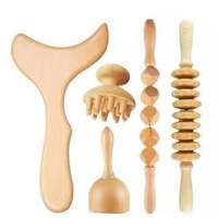 Ensemble d'outils de massage Gua Sha professionnels en bois pour le drainage lymphatique, sculpture du visage et du corps, naturels et personnalisés