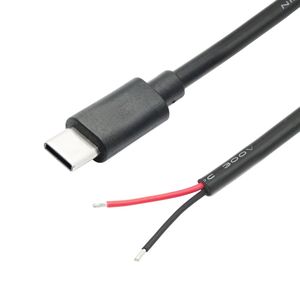 Cavo di alimentazione USB da C a <span class=keywords><strong>2</strong></span> Pin cavo aperto da 11 pollici, 20AWG 5V/5A USB tipo C - Product Image 2