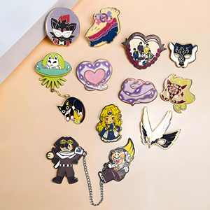 Thời Trang Gói An Toàn Chất Lượng Cao Tùy Chỉnh Men Trâm Mềm Men Phim Hoạt Hình Dễ Thương <span class=keywords><strong>Charms</strong></span> Pins - Product Image 4