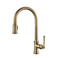 Robinet mitigeur de salle de bain moderne en or brossé, robinet de cuisine chaud et froid, offre spéciale