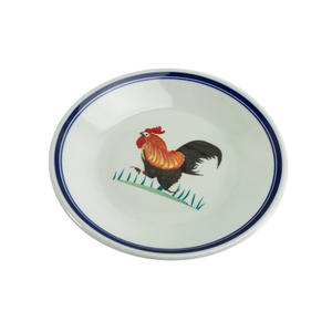 Plato de Cerámica Retro Azul y Blanco con Diseño de Gallo, Vajilla para Hotel, Plato para Arroz - Product Image 5